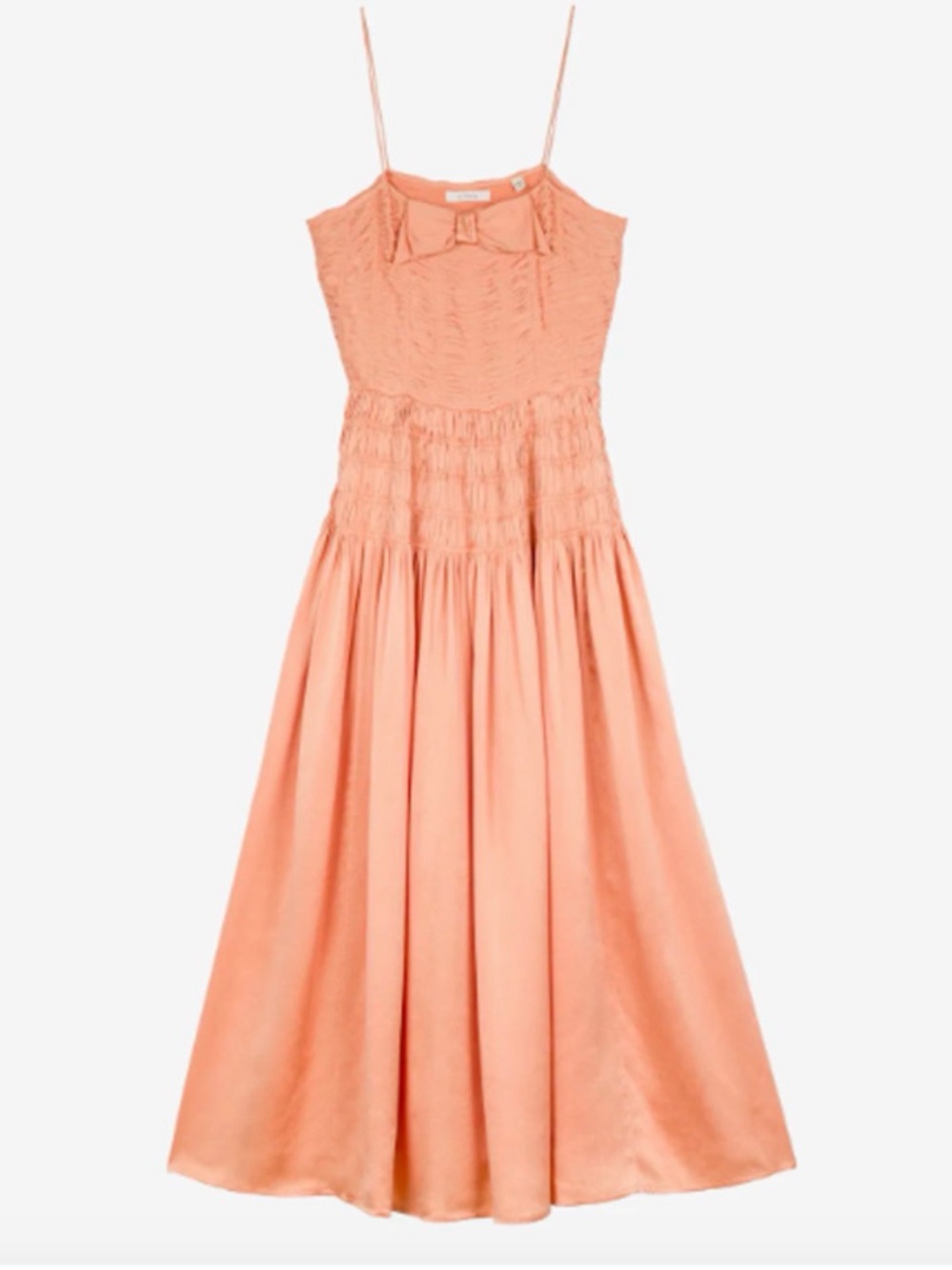 DOEN Ambrosia Silk Long Barbiecore Dress